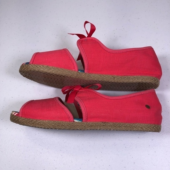 New UGG 1010053K Canvas Espadrilles Slip On Shoes - Picture 3 of 9